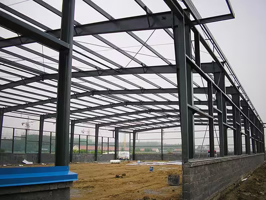 Galvanized Pebble Steel Structure Lightweight Prefabricated Metal Building | Aesthetic & Durable, Fast Assembly - Image 2